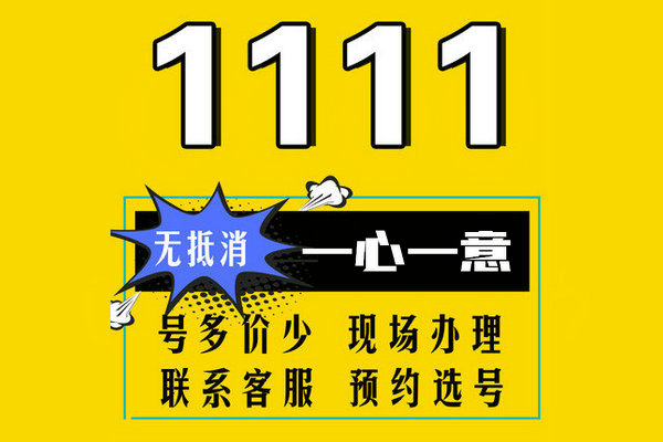 菏泽1111吉祥号